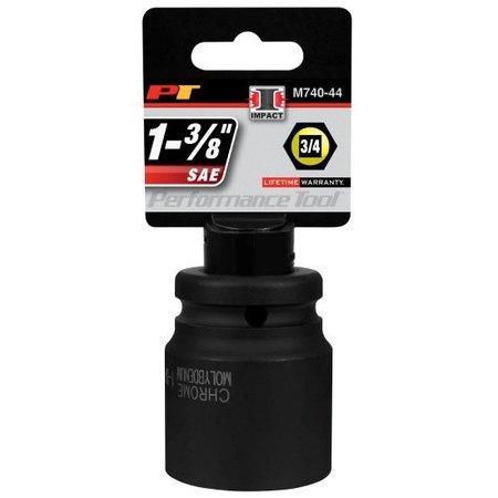 Performance Tool 3/4 In Dr. Impact Socket 1-3/8 In Socket Imp 1-3/, M740-44 M740-44